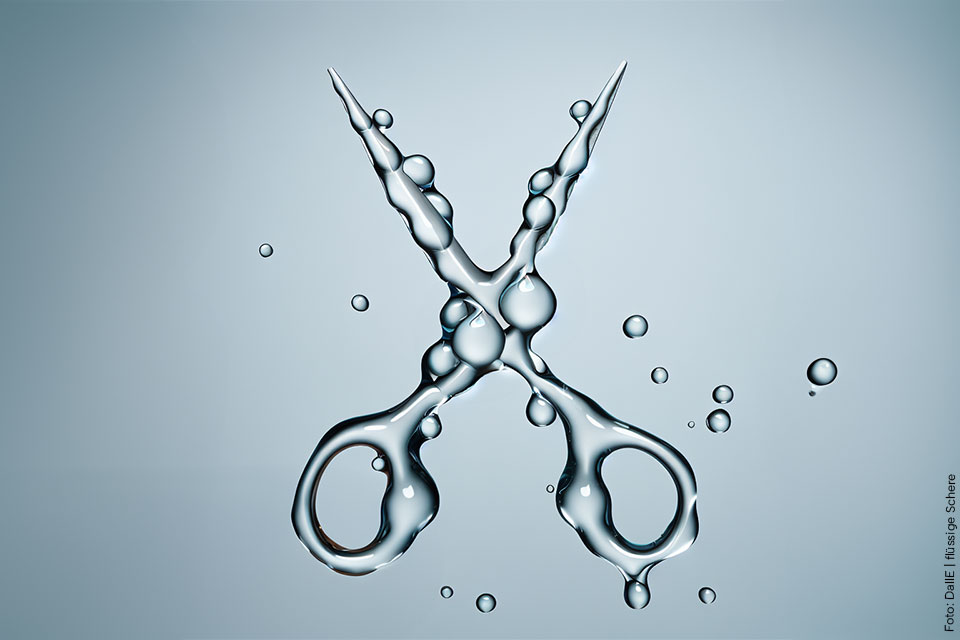 Wet scissors: condensates cut membranes